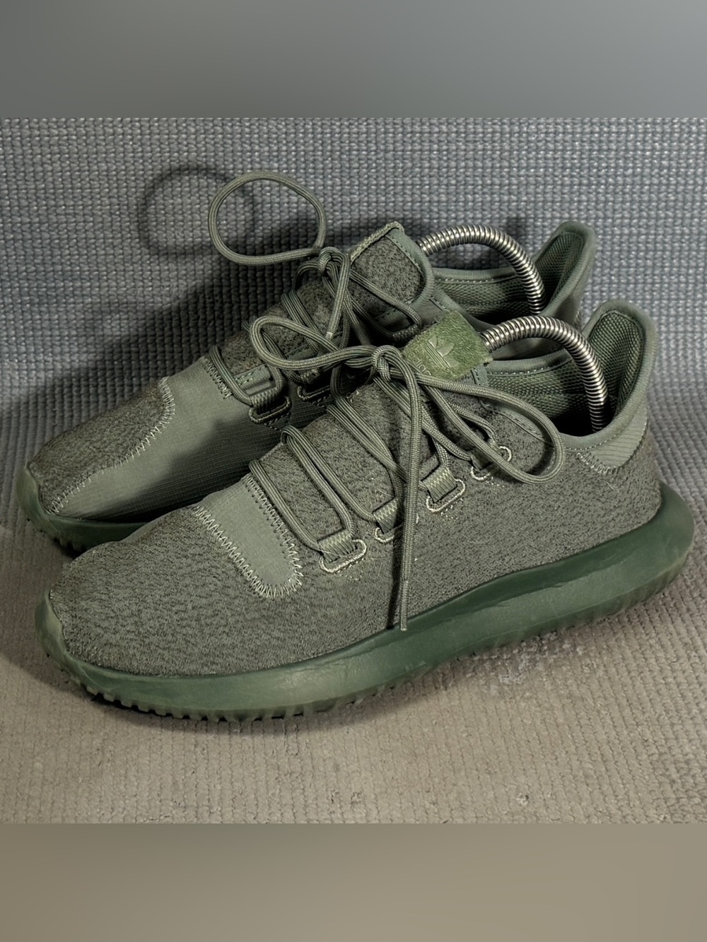 Adidas Originals Tubular Shadow Green Athletic Shoes Men’s Size 7.5
